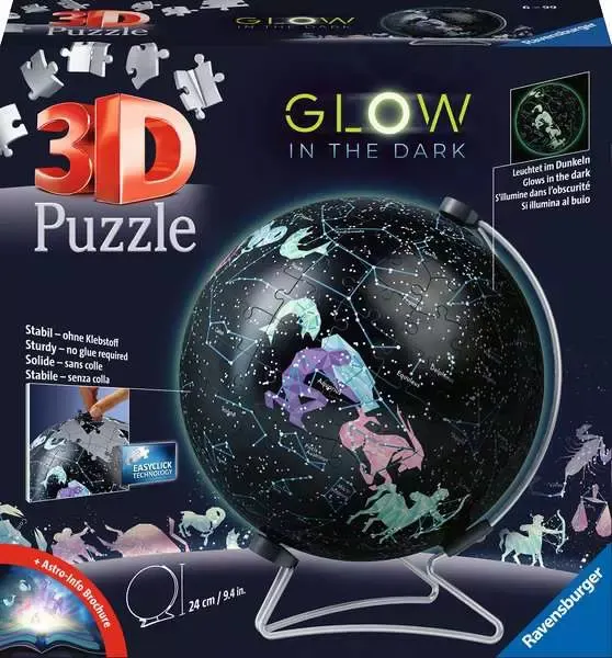 Glow in Dark Star Globe Astrology & Zodiac
