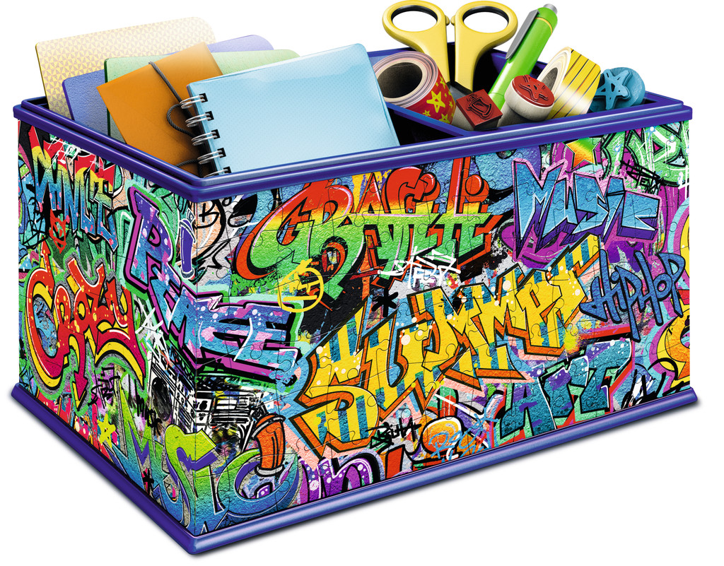 Strorage Box - Grafitti Contemporary & Modern Art Jigsaw Puzzle