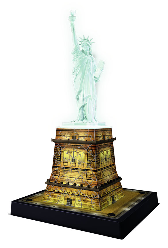 Statue of Liberty - Night Edition Landmarks & Monuments Glow in the Dark Puzzle