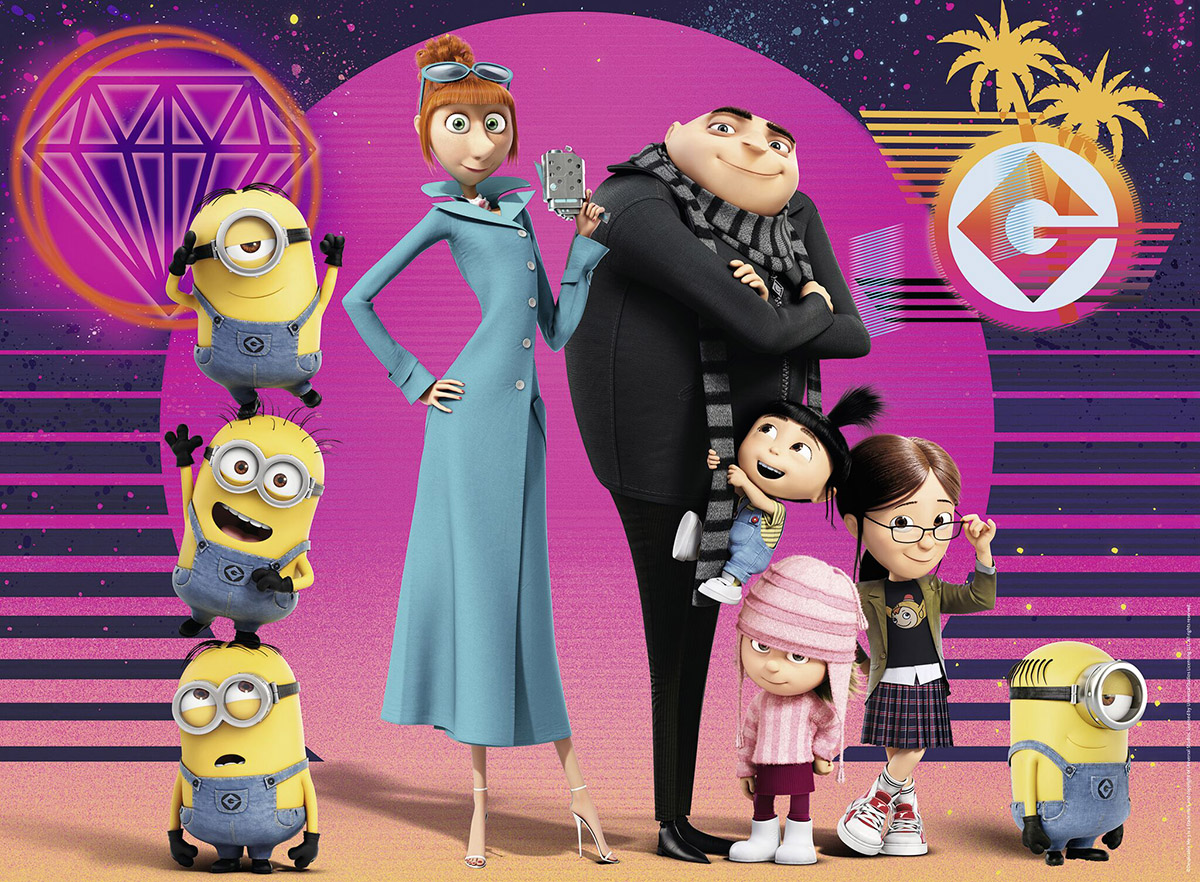 Family Photo (Despicable Me 3) Humor Jigsaw Puzzle