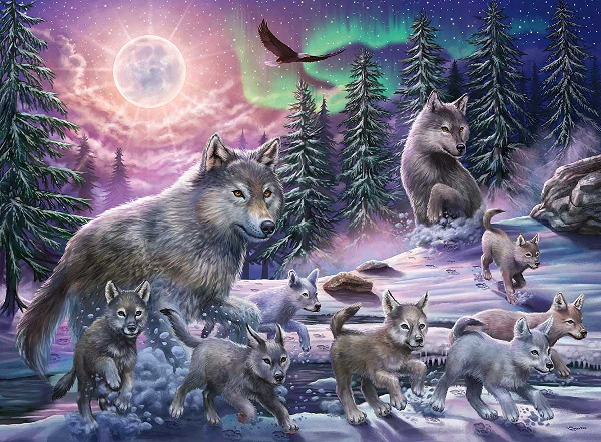 Northern Wolves Wolf Jigsaw Puzzle