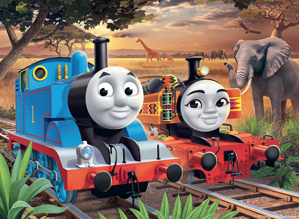 Thomas in Africa Train Jigsaw Puzzle