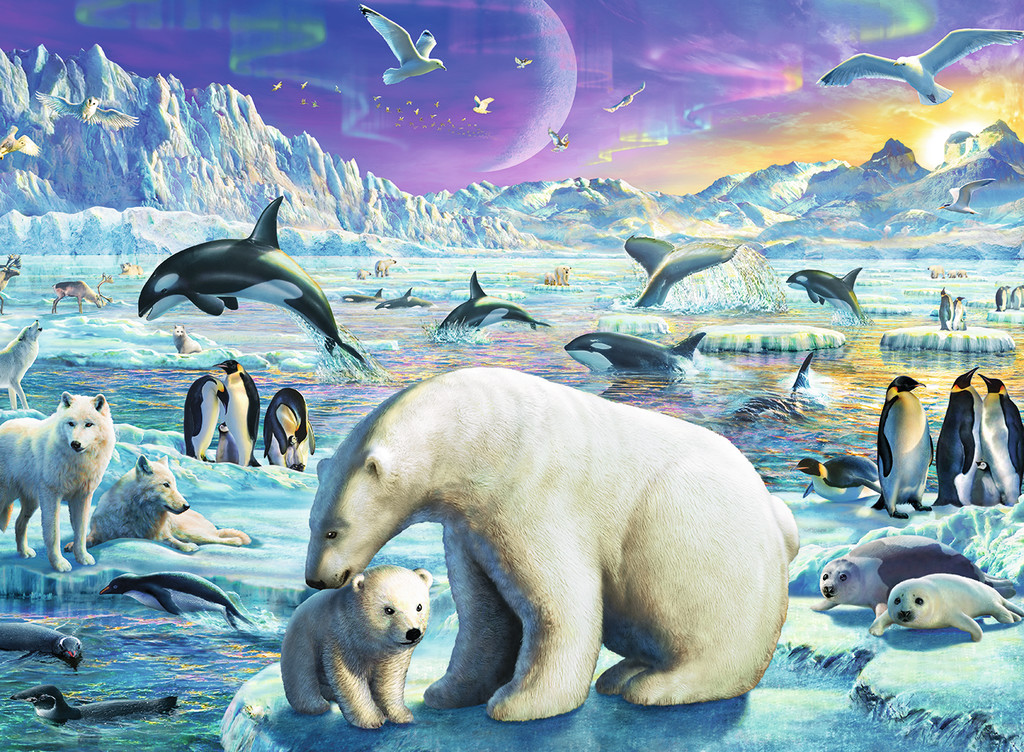 Polar Animals Animals Jigsaw Puzzle
