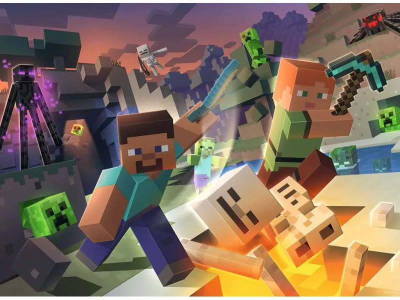 Monster Minecraft Video Game