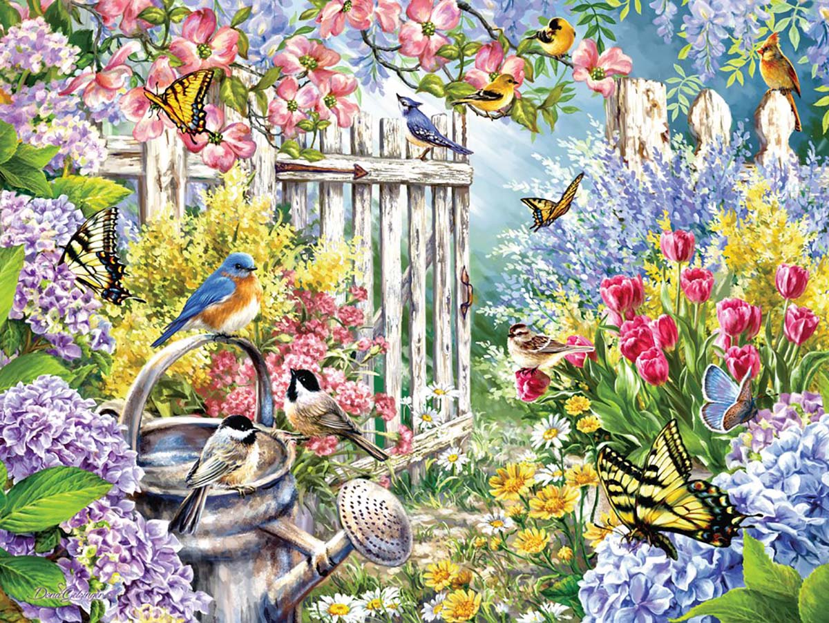Spring Awakening Birds Jigsaw Puzzle