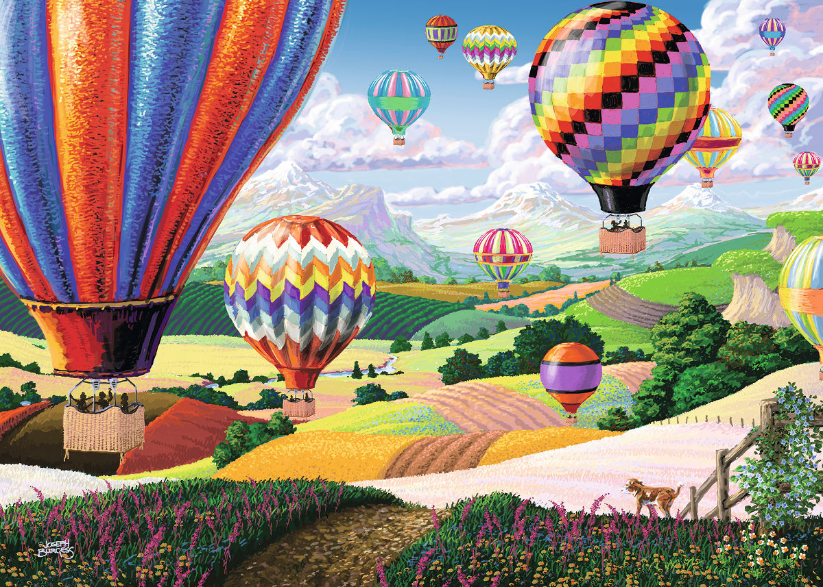 Brilliant Balloons Countryside Jigsaw Puzzle
