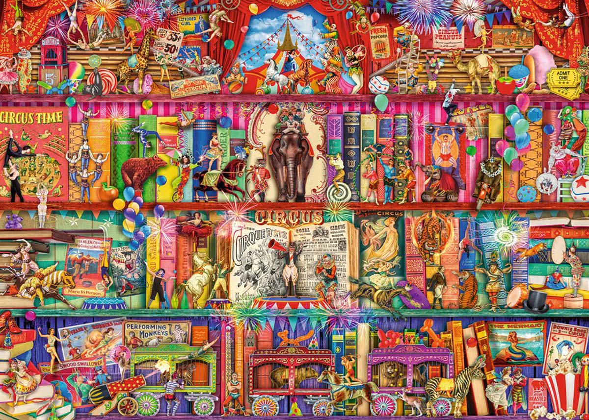 The Greatest Show on Earth Collage Jigsaw Puzzle