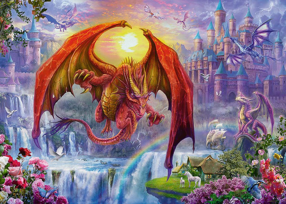 Dragon Kingdom Fantasy Jigsaw Puzzle