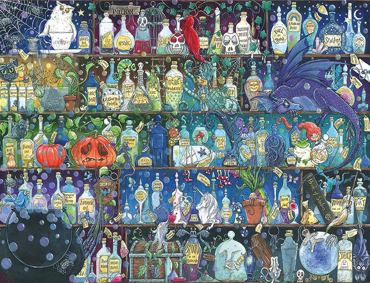 Poisons and Potions Fantasy Jigsaw Puzzle