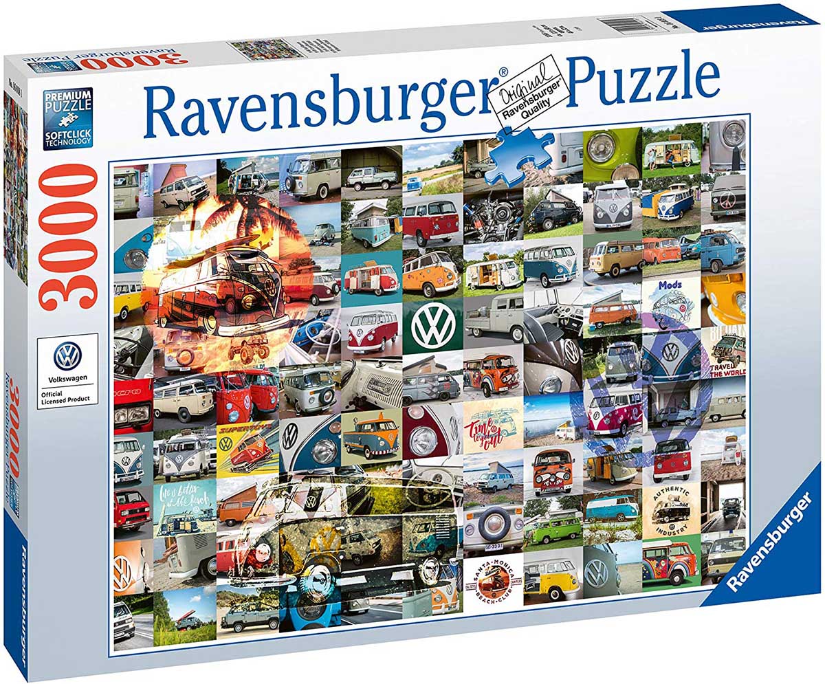 99 VW Camper Van Moments Vehicles Jigsaw Puzzle