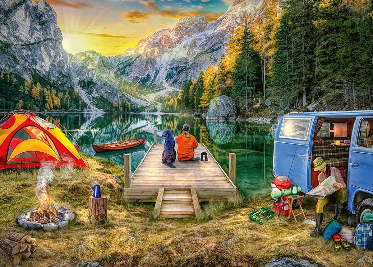 Calm Campsite Mountain