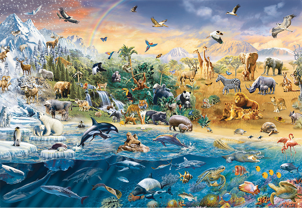 Our Wild World Animals Jigsaw Puzzle