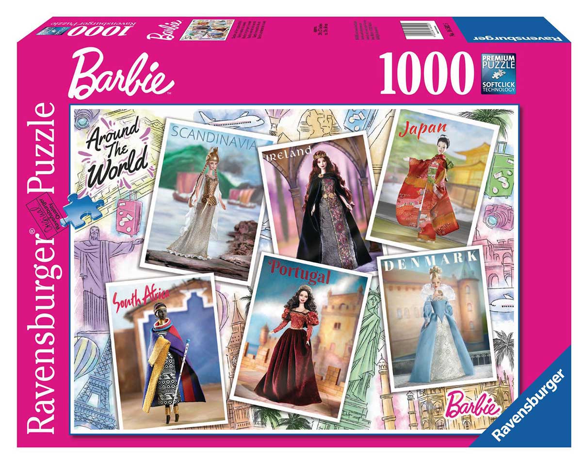 Barbie Around the World Travel Jigsaw Puzzle