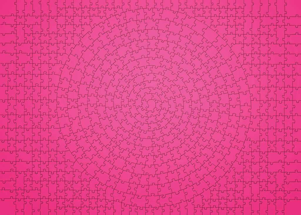 Krypt Pink​ Abstract Jigsaw Puzzle