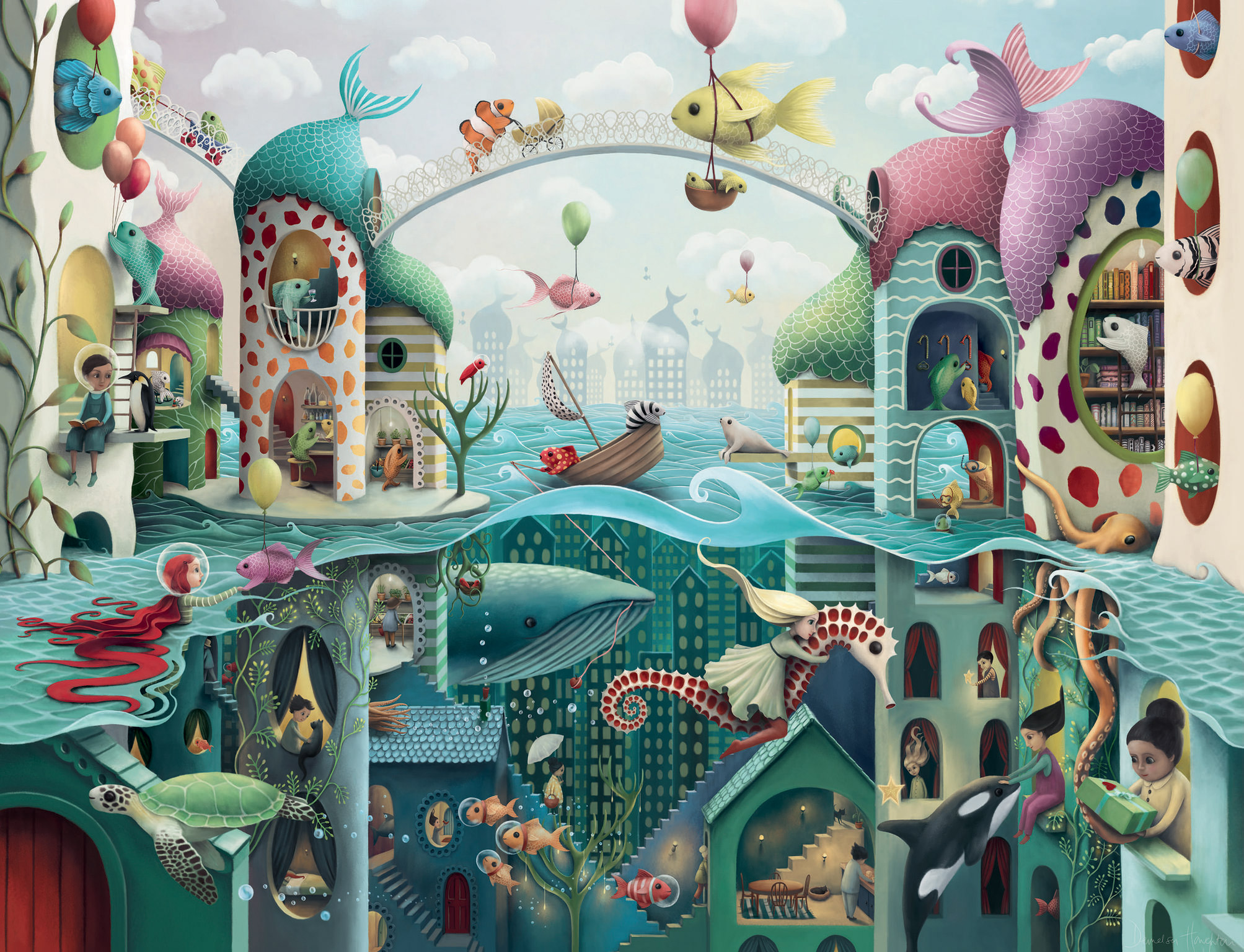 If Fish Could Walk Sea Life Jigsaw Puzzle