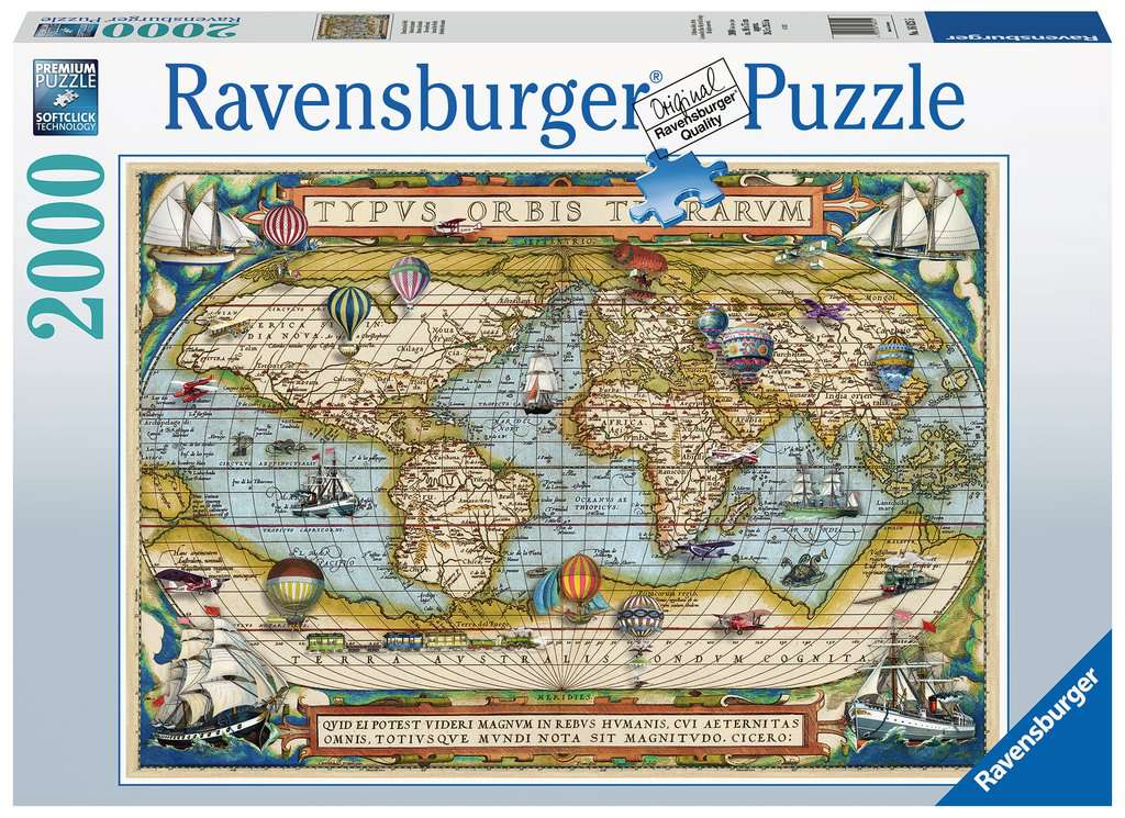 Around the World, 2000 Pieces, Ravensburger | Serious Puzzles