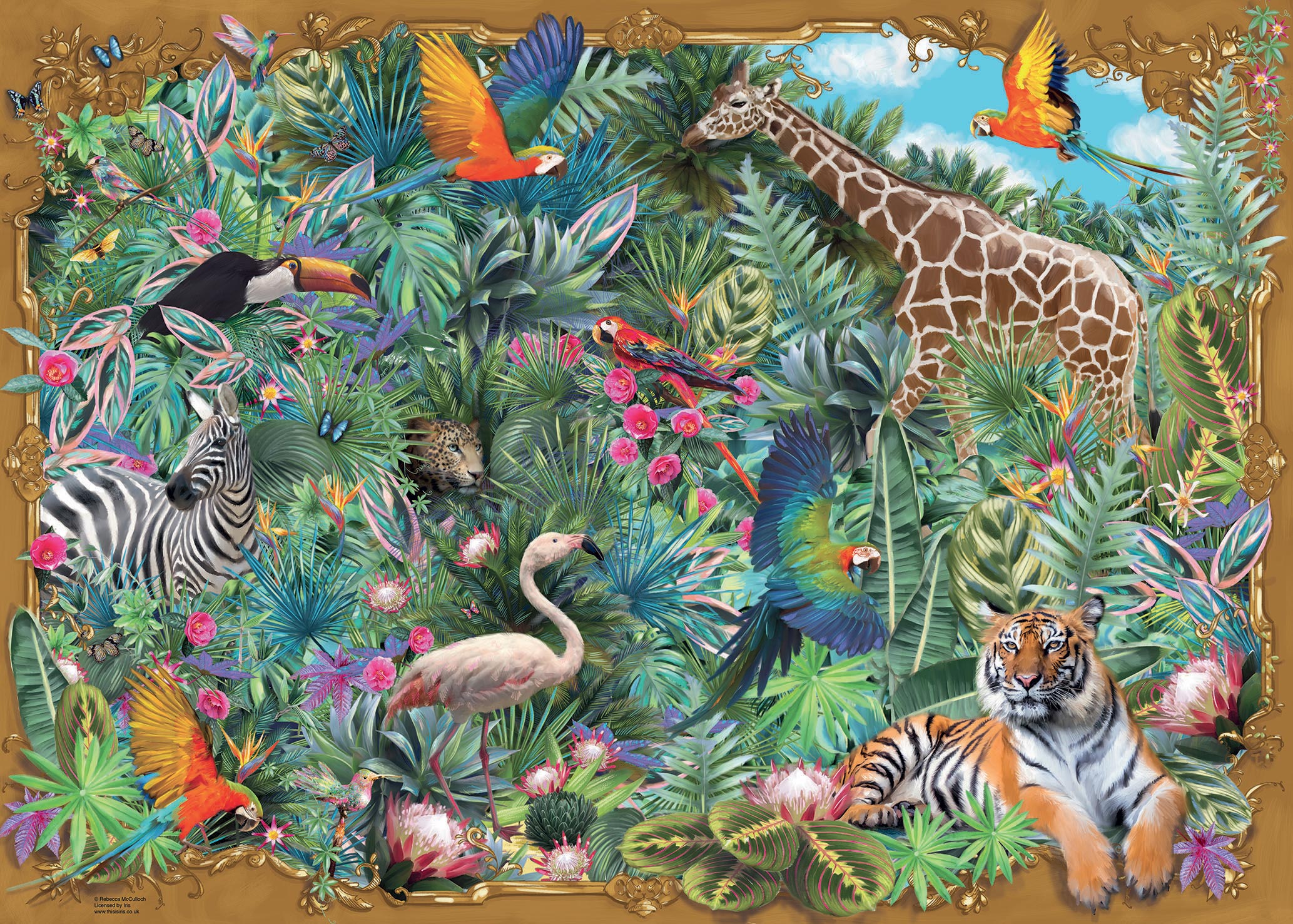 Exotic Escape Animals Jigsaw Puzzle