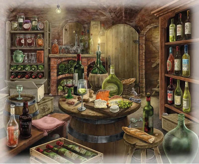 ESCAPE PUZZLE:  Wine Cellar