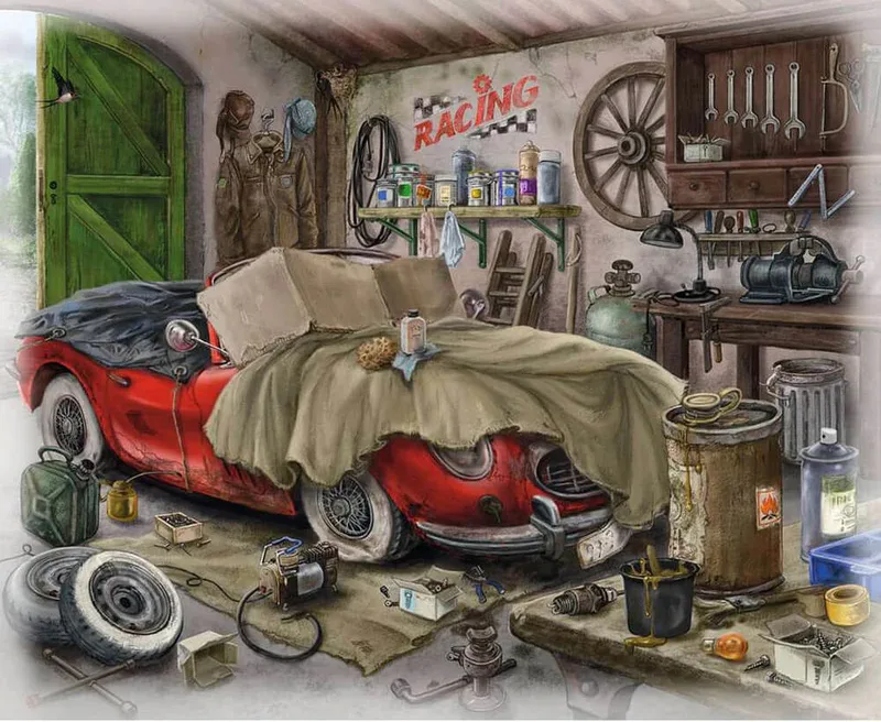 ESCAPE PUZZLE:  Garage