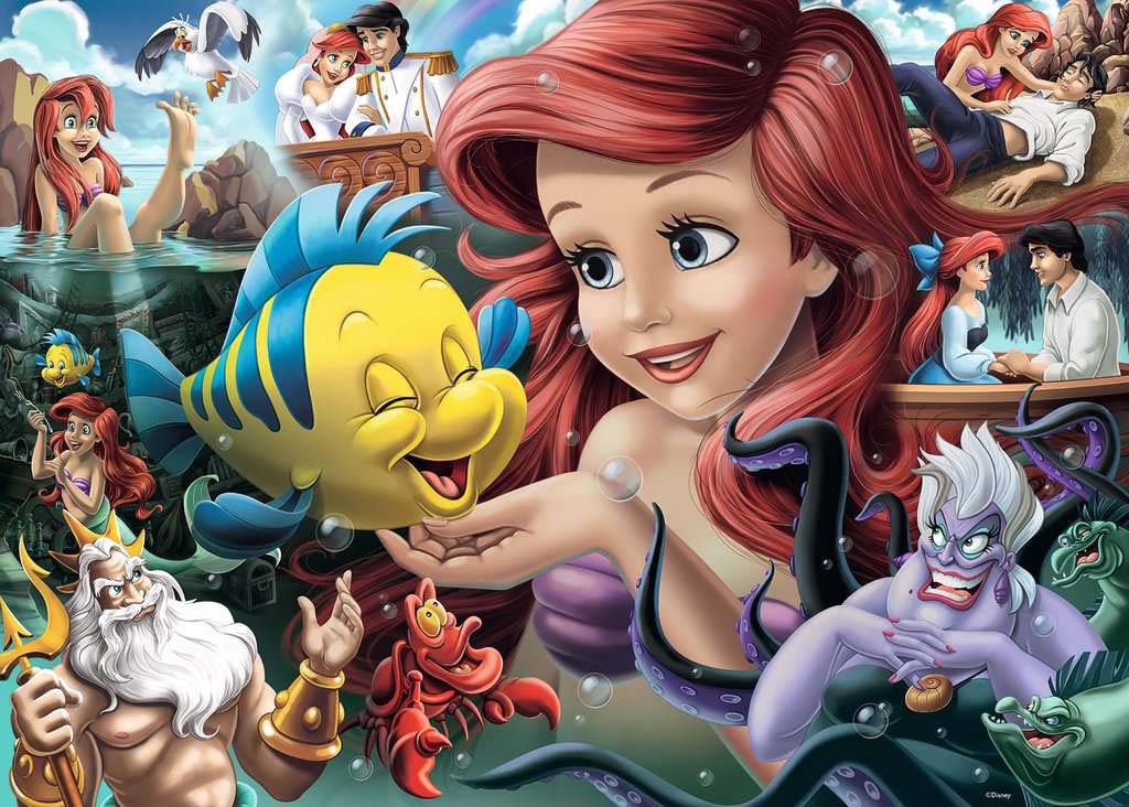 Disney Heroines - Ariel Disney Princess Jigsaw Puzzle