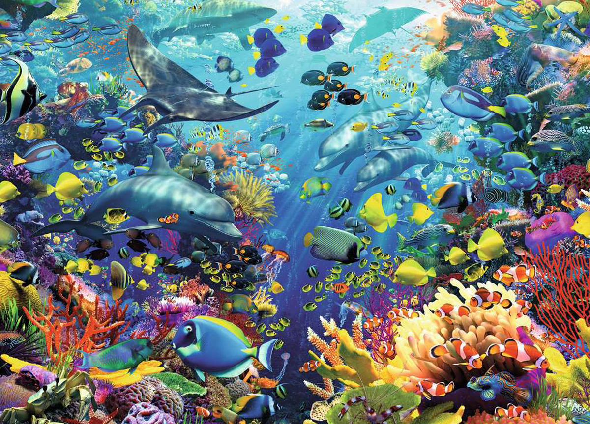 Underwater Paradise Sea Life Jigsaw Puzzle