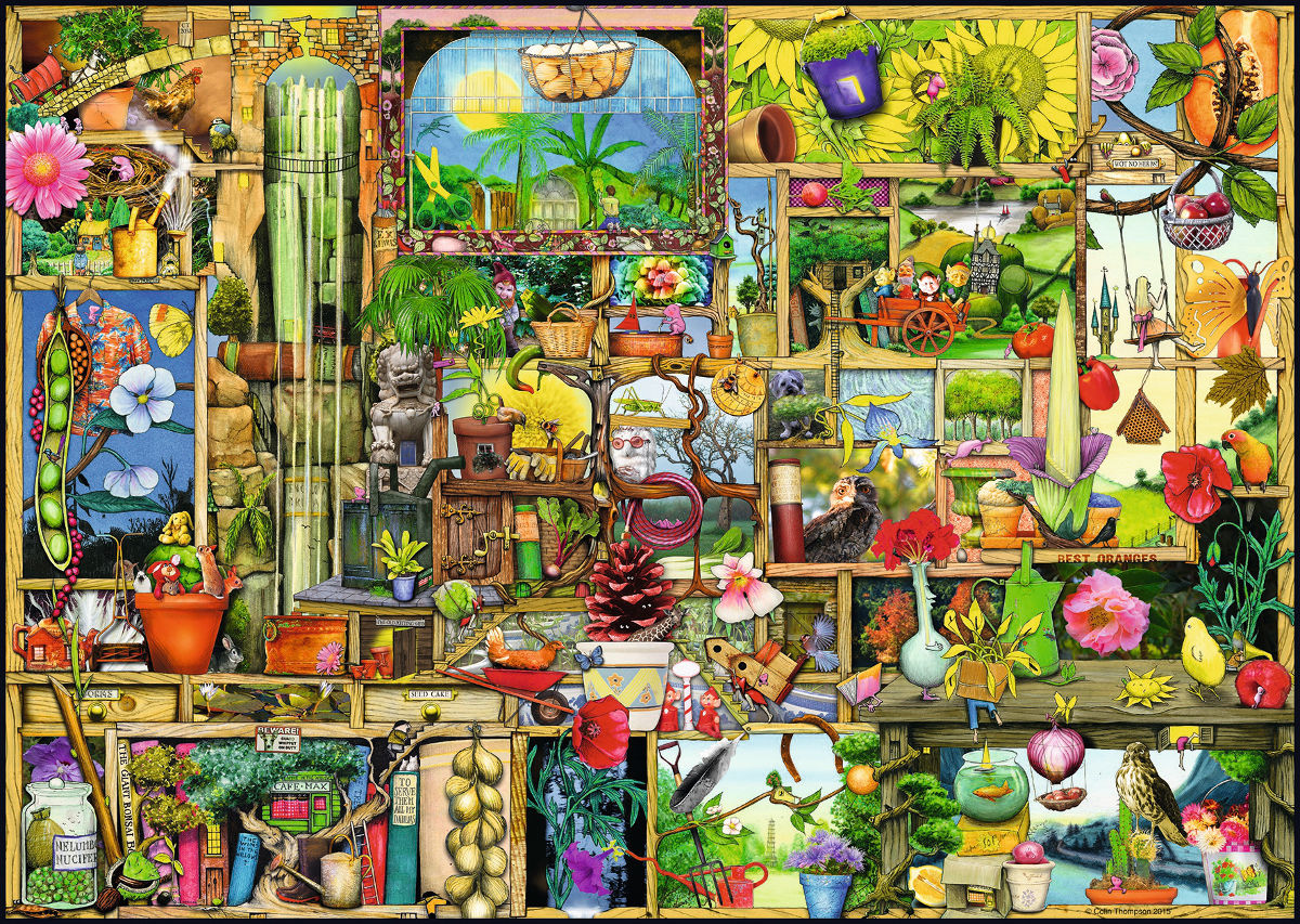The Gardener's Cupboard Flower & Garden Jigsaw Puzzle