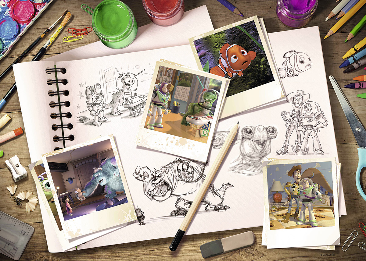 Sketches - Disney / Pixar Disney Jigsaw Puzzle