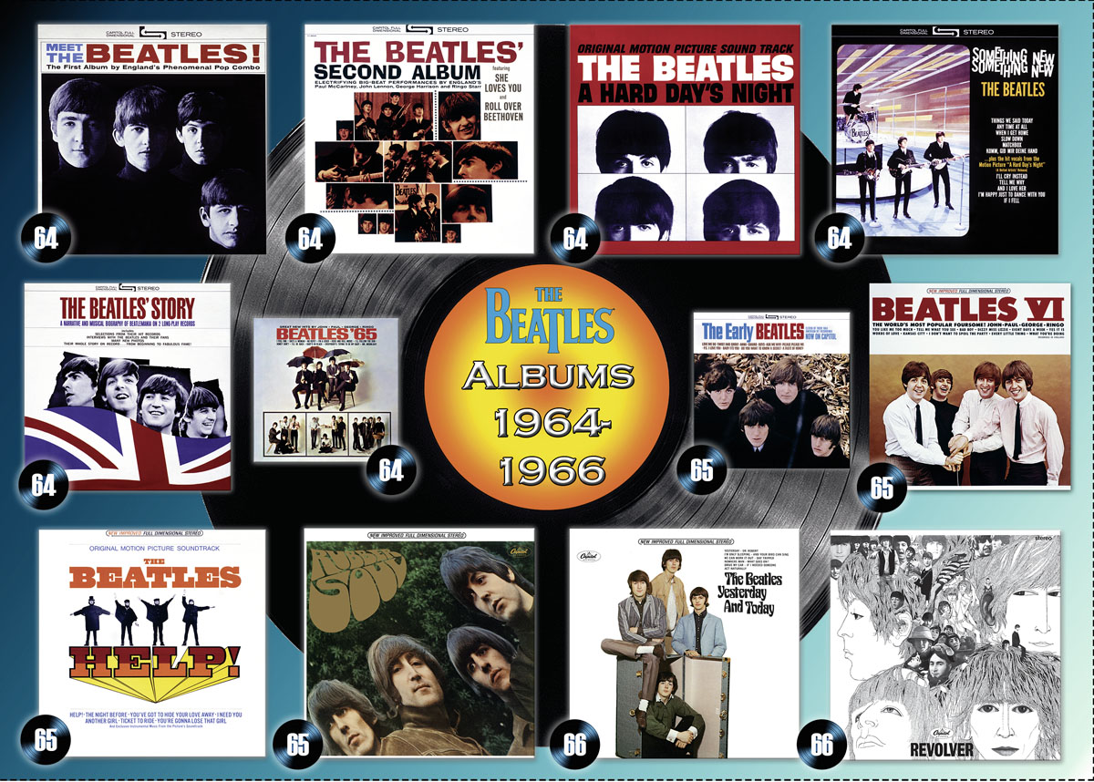 Beatles: Albums 1964-66 Father's Day Jigsaw Puzzle