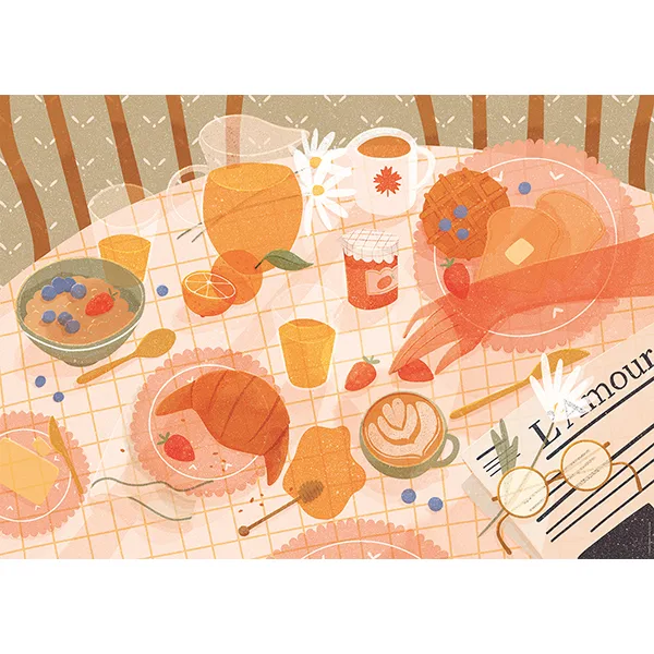 Le petit-dejeuner, F. Sabatier