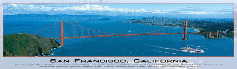 San Francisco, Panoramic Landmarks & Monuments