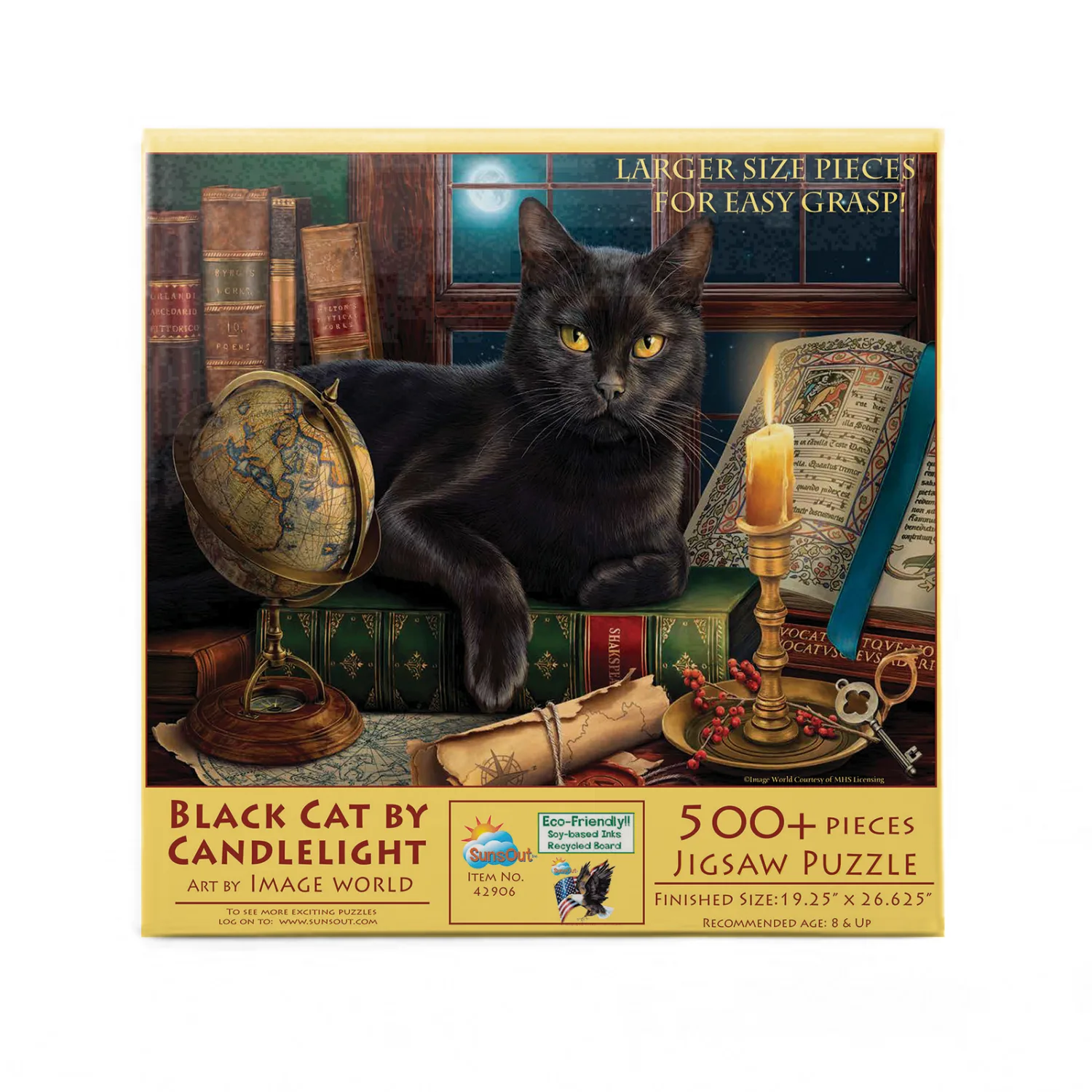 Black Cat by Candlelight
