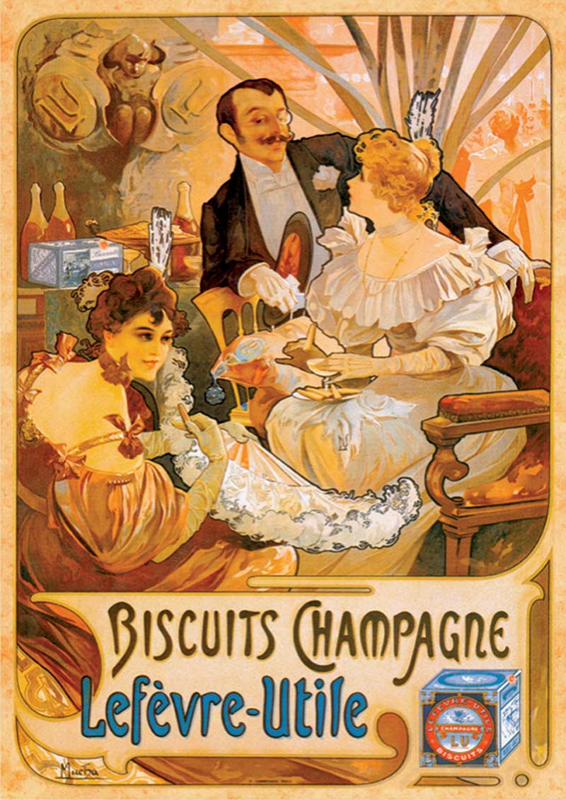 Biscuits Champagne Nostalgic & Retro Jigsaw Puzzle
