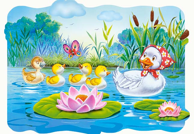The Ugly Duckling Animals Children's Puzzles