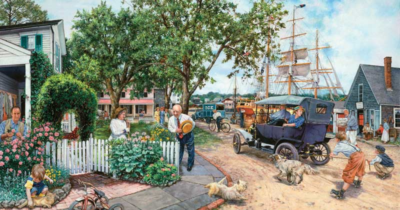 Rivertown Countryside Jigsaw Puzzle