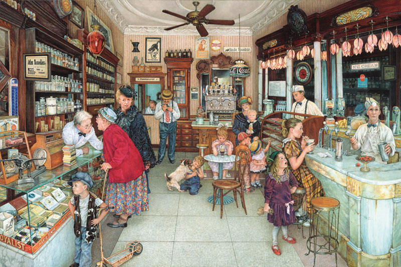Soda Fountain Food and Drink Jigsaw Puzzle