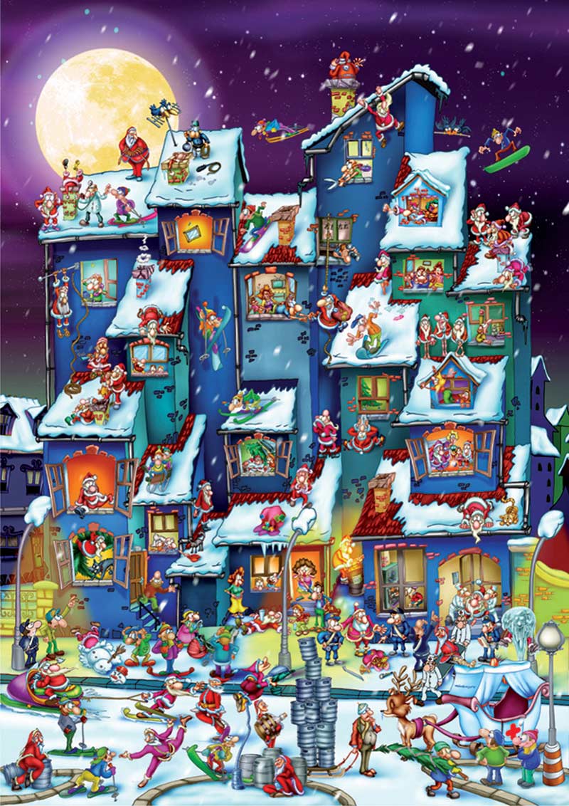 Christmas Antics Winter Jigsaw Puzzle