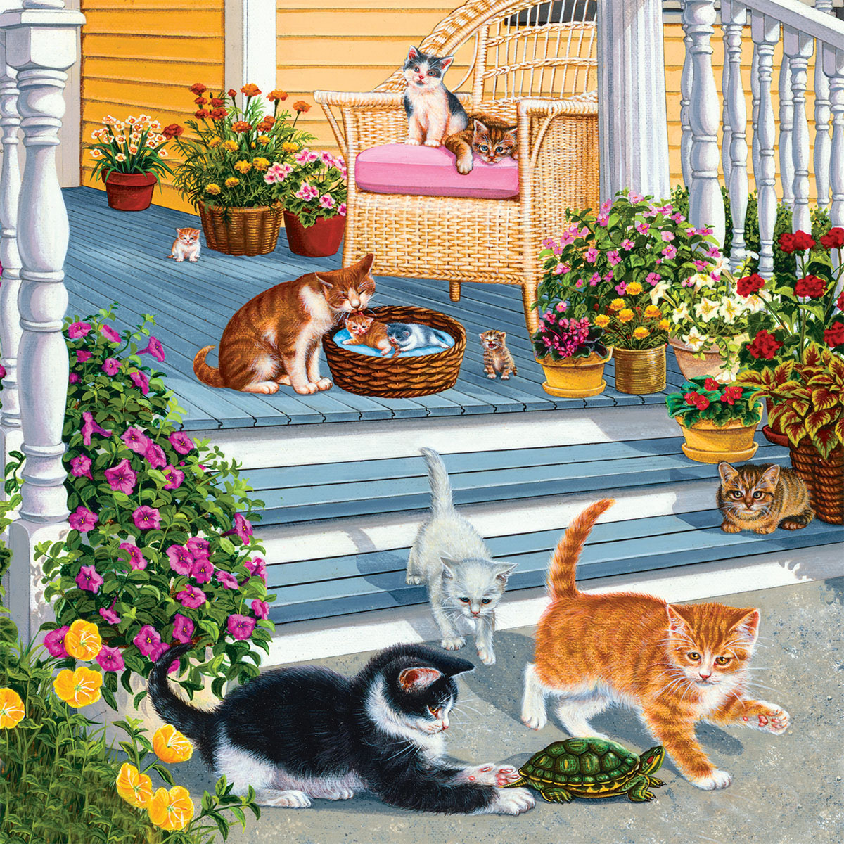 A New Playmate Cats Jigsaw Puzzle