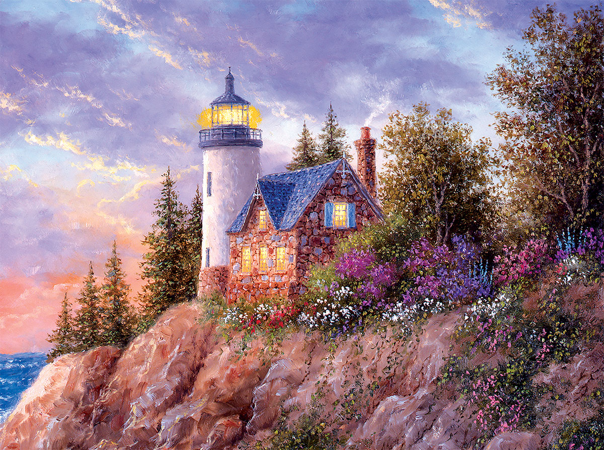 Beacon to the Sea Lighthouse Jigsaw Puzzle