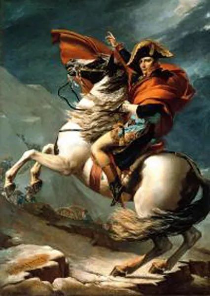 Napoleon Crossing The Alps Mini Puzzle Fine Art