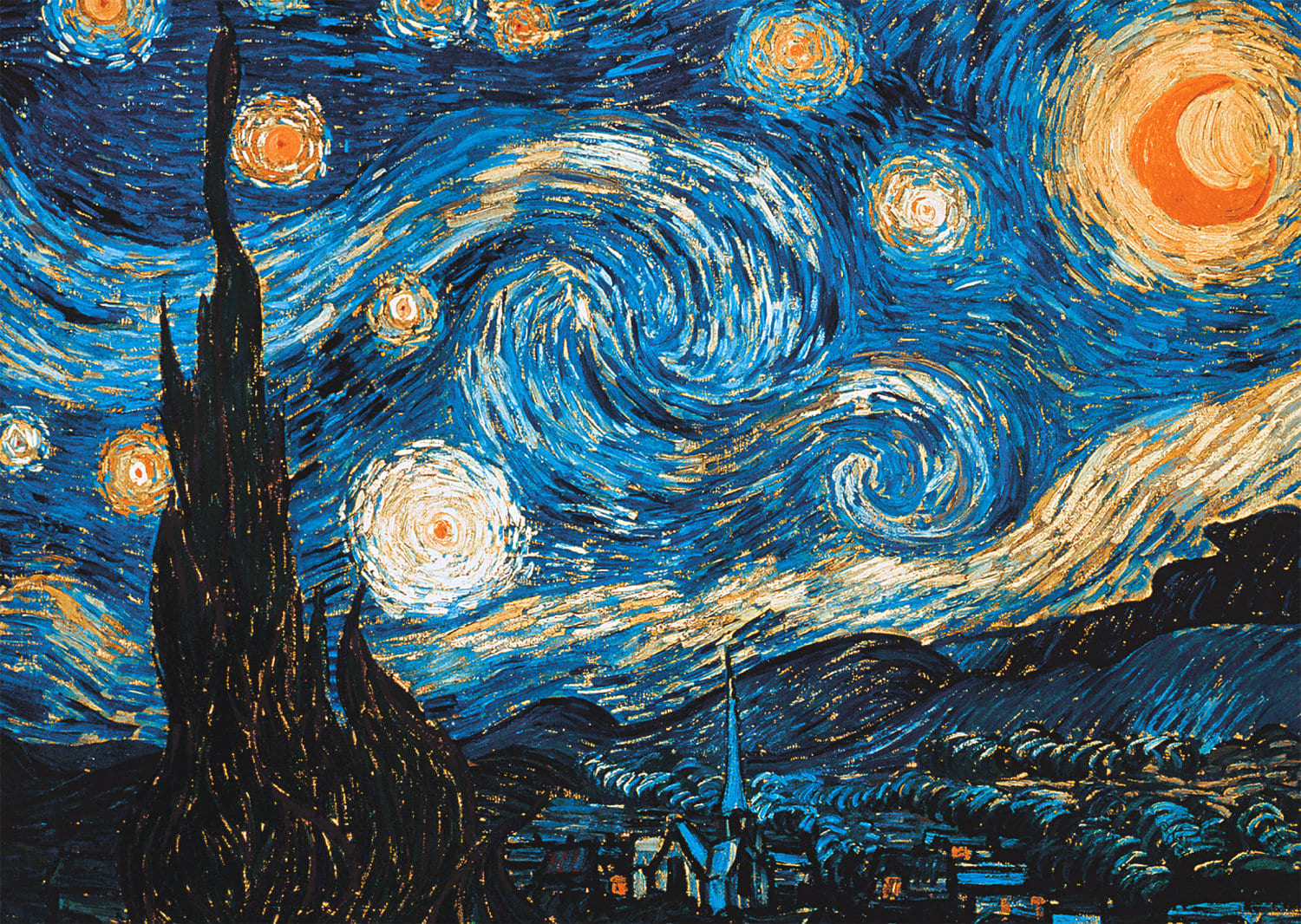 Starry Night Mini Puzzle Fine Art