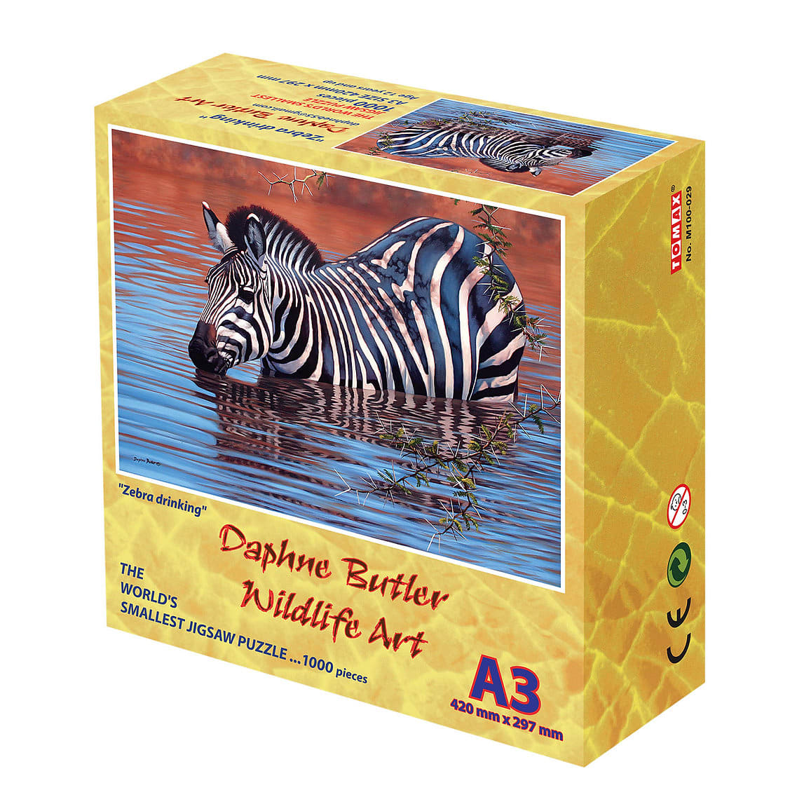 Zebra Drinking Mini Puzzle
