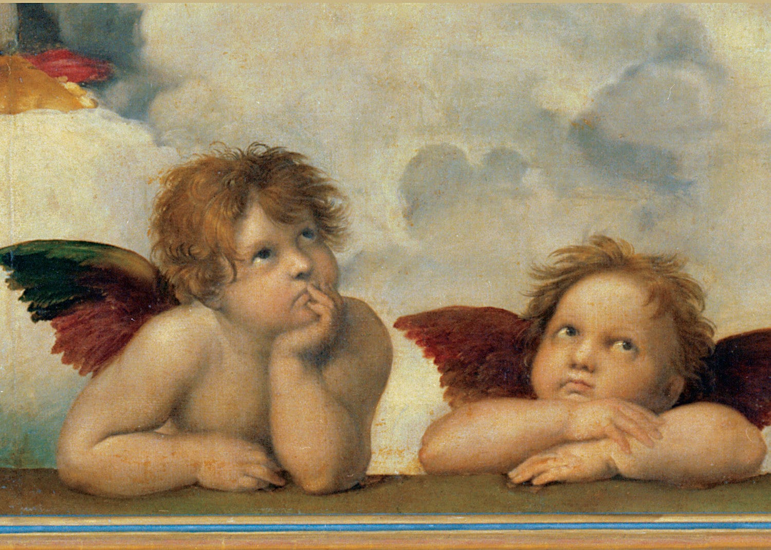 The Sistine Madonna Mini Puzzle Angel