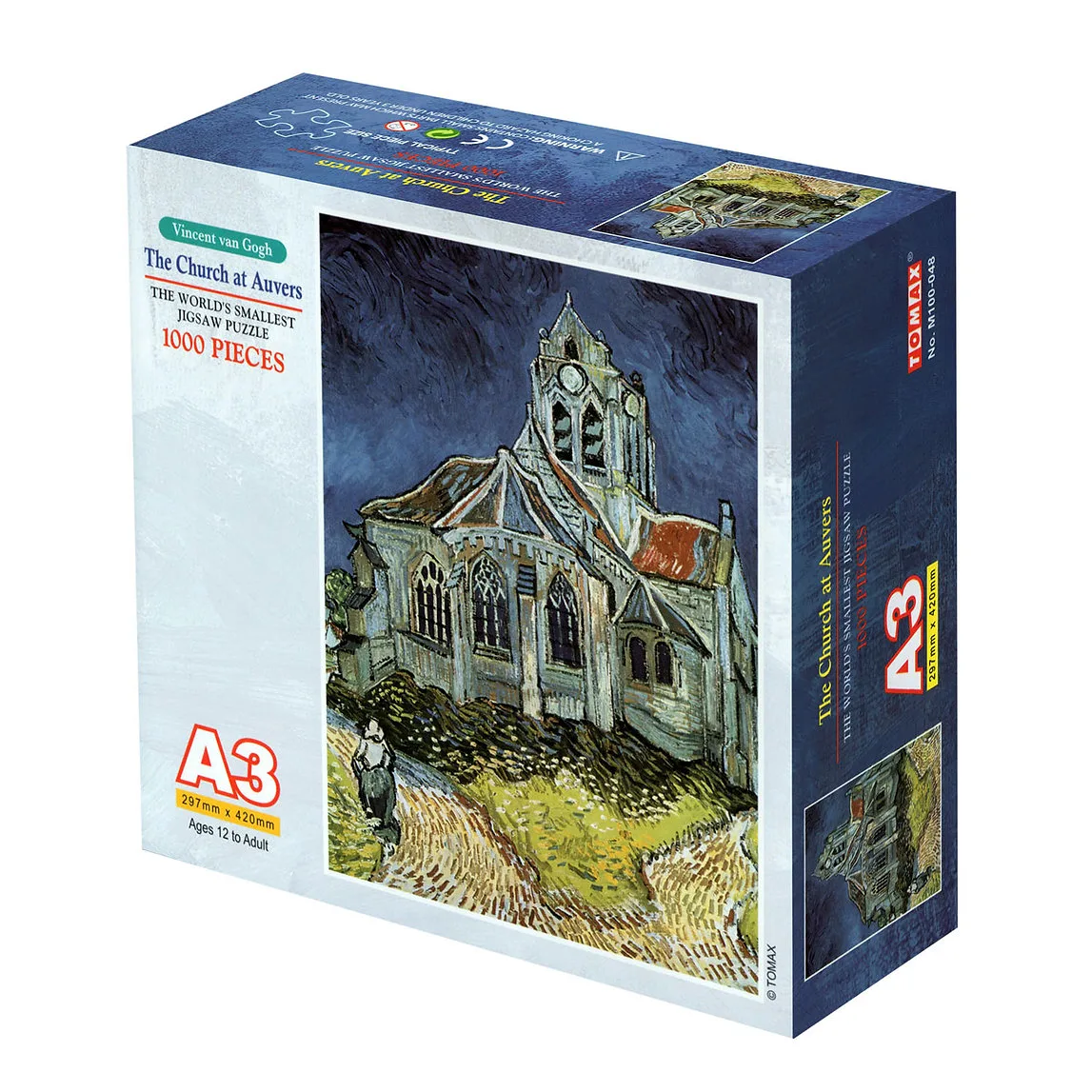 The Church At Auvers Mini Puzzle
