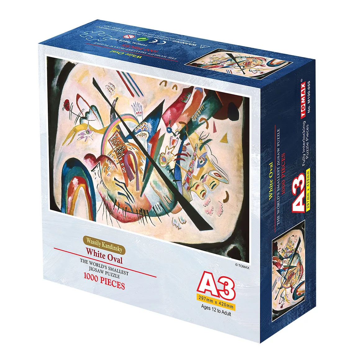 White Oval Mini Puzzle