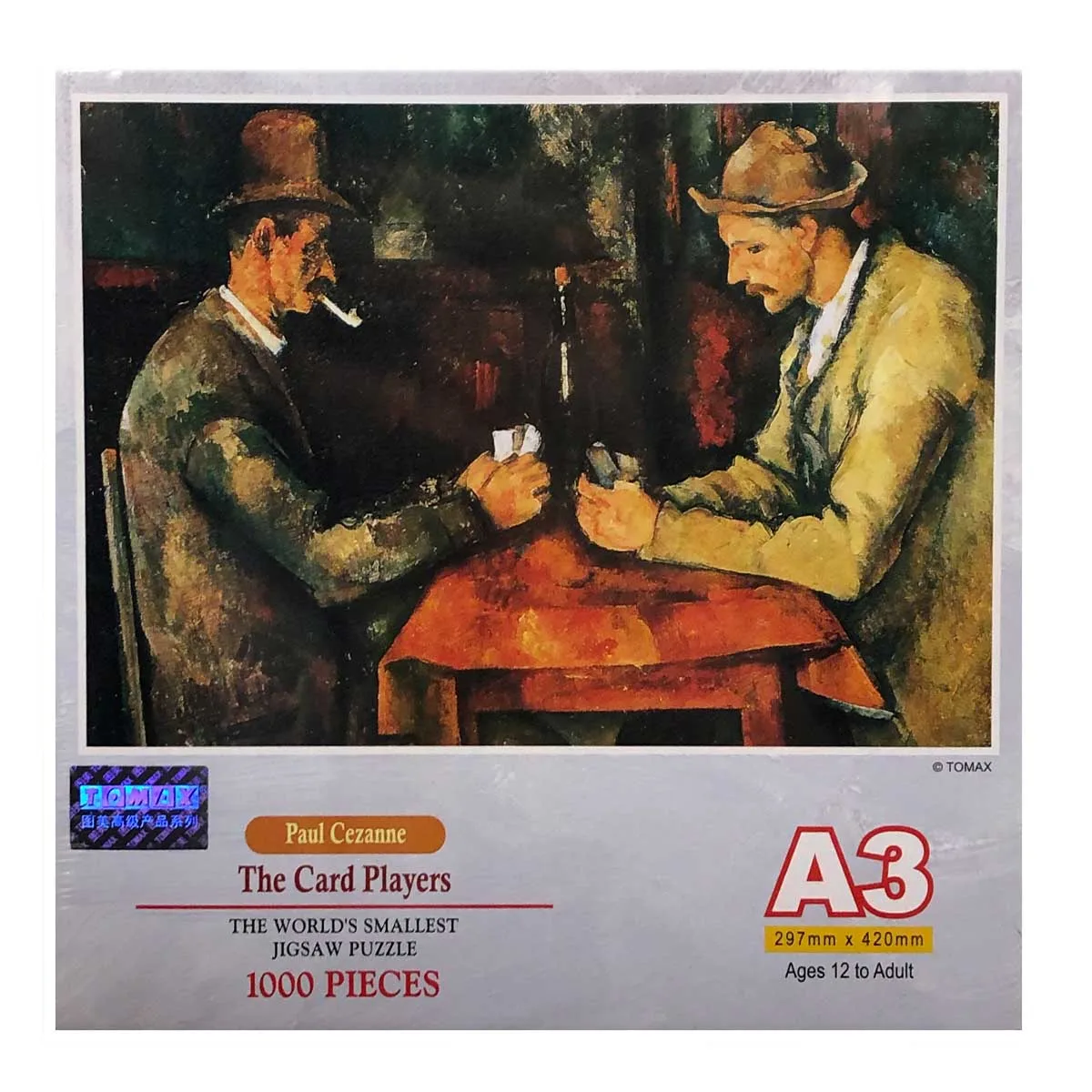 The Card Players Mini Puzzle Fine Art