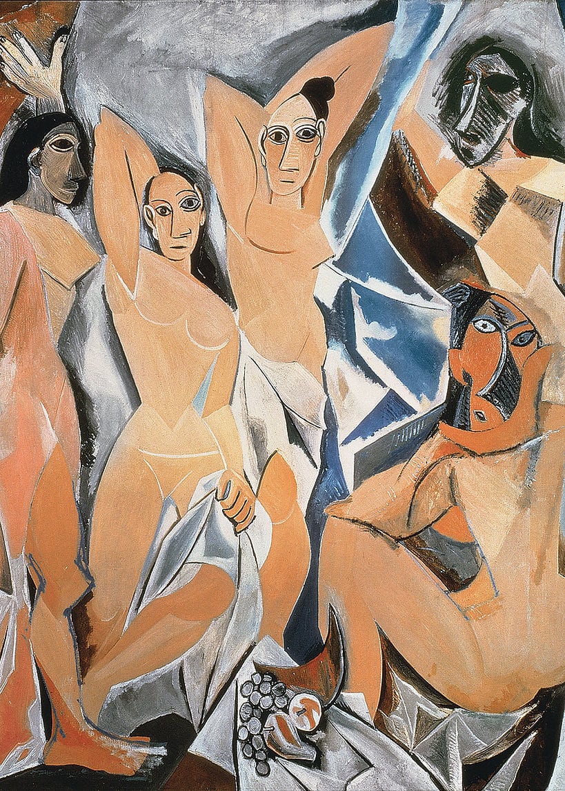 Les Demoiselles D'Avignon Mini Puzzle Abstract