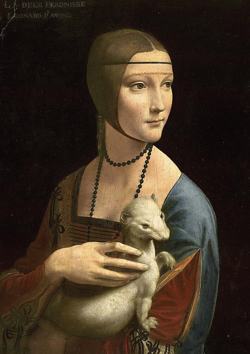 The Lady With The Emine Mini Puzzle Fine Art