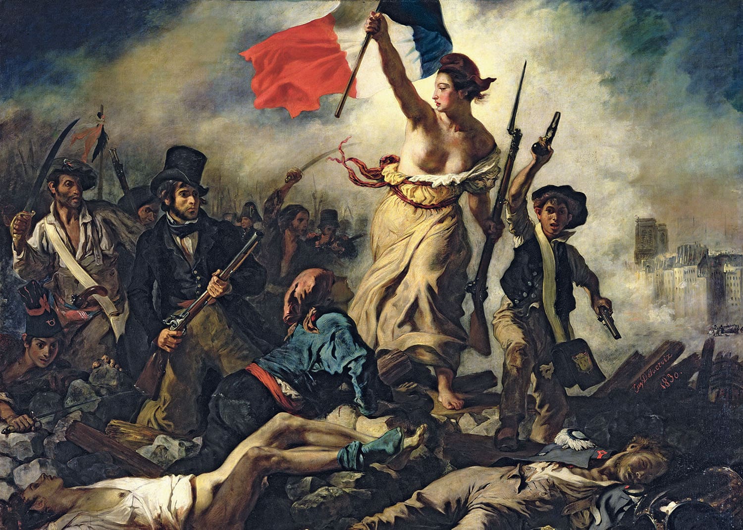 Liberty Leading The People Mini Puzzle Fine Art