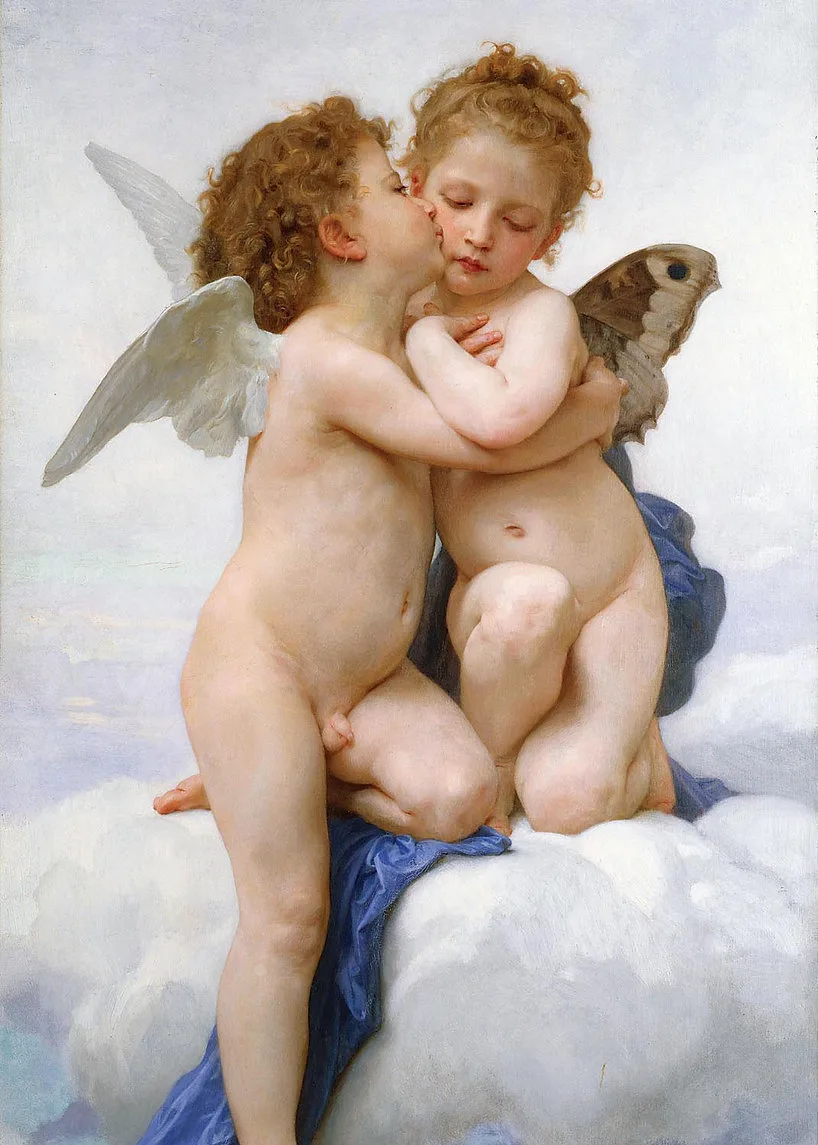 Cupid And Psyche As Children