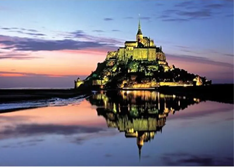France Mont St Michel Mini Puzzle Landmarks & Monuments